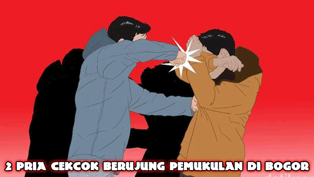 2 Pria Cekcok Berujung Pemukulan di Bogor